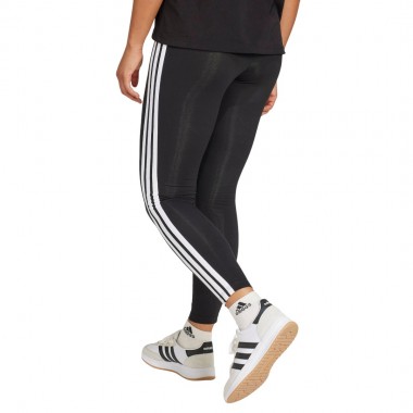 ADIDAS ESSENTIALS 3-STRIPE W COTTON LEGGINGS BLACK/WHITE