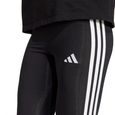 ADIDAS ESSENTIALS 3-STRIPE W COTTON LEGGINGS BLACK/WHITE