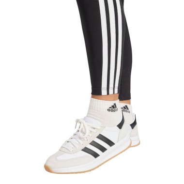 ADIDAS ESSENTIALS 3-STRIPE W COTTON LEGGINGS BLACK/WHITE