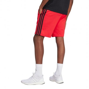ADIDAS ESSENTIALS 3-STRIPE SHORTS PURRUB/BLACK