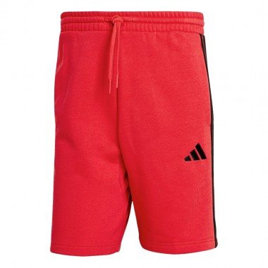 ADIDAS ESSENTIALS 3-STRIPE SHORTS PURRUB/BLACK