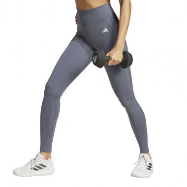 ADIDAS OPTIME ESSENTIALS STASH POCKET W LEGGINGS ONIX/WHITE