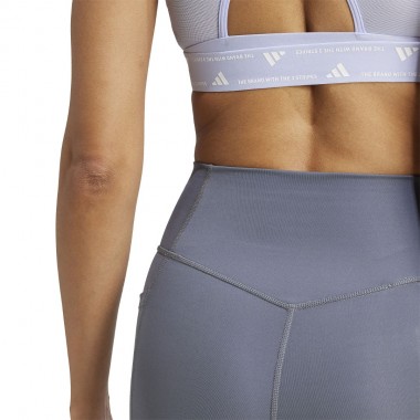 ADIDAS OPTIME ESSENTIALS STASH POCKET W LEGGINGS ONIX/WHITE