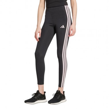 ADIDAS ESSENTIALS 3-STRIPE W COTTON LEGGINGS BLACK/CLPINK