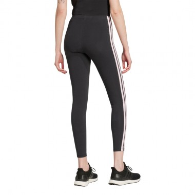 ADIDAS ESSENTIALS 3-STRIPE W COTTON LEGGINGS BLACK/CLPINK