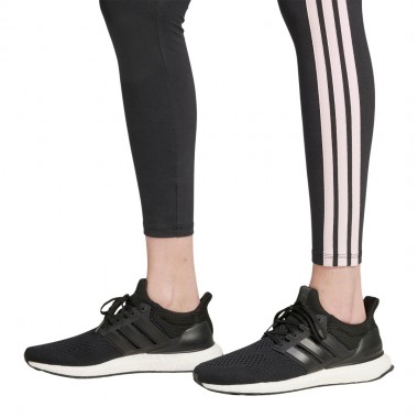 ADIDAS ESSENTIALS 3-STRIPE W COTTON LEGGINGS BLACK/CLPINK