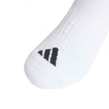 ADIDAS 3-STRIPE CUSHIONED K CREW SOCKS 3P WHITE/BLACK/BLACK