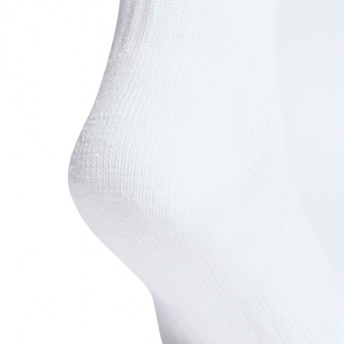 ADIDAS 3-STRIPE CUSHIONED K CREW SOCKS 3P WHITE/BLACK/BLACK