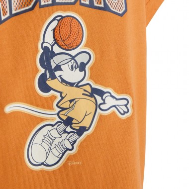 ADIDAS Χ DISNEY MICKEY MOUSE K T-SHIRT/SHORTS SET PUOR/OWHITE
