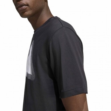ADIDAS MODERN ESSENTIALS GRAPHIC T-SHIRT BLACK