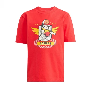 ADIDAS X DISNEY MICKEY MOUSE K T-SHIRT/SHORTS SET PURRUB/OWHITE