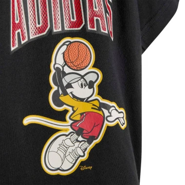 ADIDAS X DISNEY MICKEY MOUSE K T-SHIRT/SHORTS SET BLACK/OWHITE