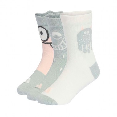 ADIDAS TIRO NSTER K SOCKS 3P WOSA/GRESIX/OWHITE