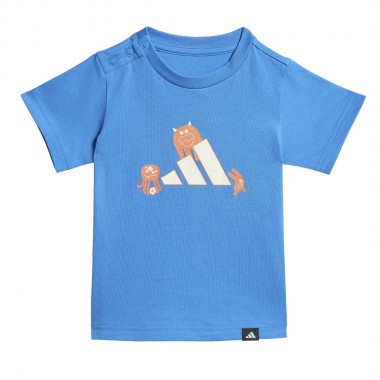 ADIDAS TIRO MONSTER GRAPHIC K T-SHIRT RAYBLU