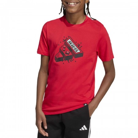 ADIDAS GAMING GRAPHIC K T-SHIRT PURRUB