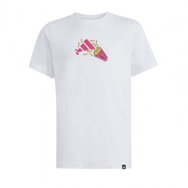 ADIDAS FOOD PACK GRAPHIC K T-SHIRT WHITE
