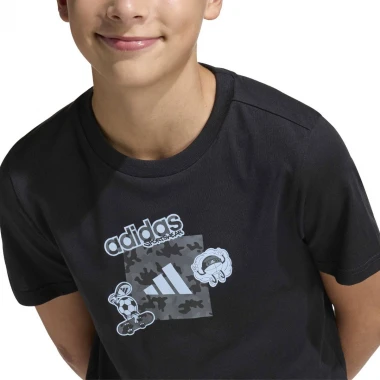 ADIDAS CAMO GRAPHIC K T-SHIRT BLACK