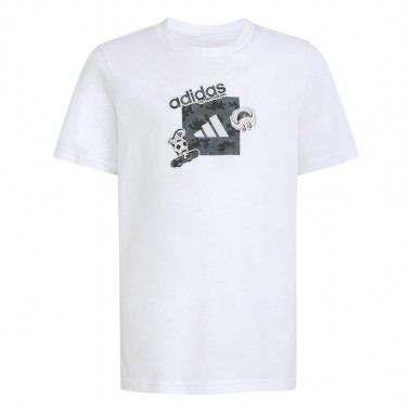 ADIDAS CAMO GRAPHIC K T-SHIRT WHITE