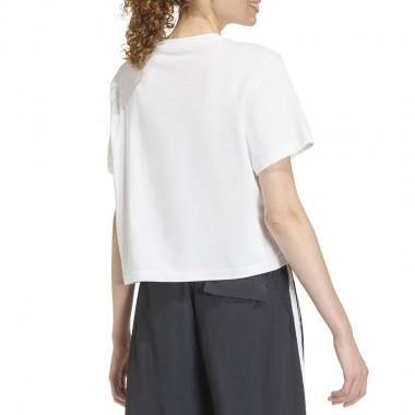 ADIDAS FOOD CROPPED LOOSE GRAPHIC W T-SHIRT WHITE