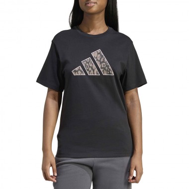 ADIDAS ANIMAL GRAPHIC W T-SHIRT BLACK