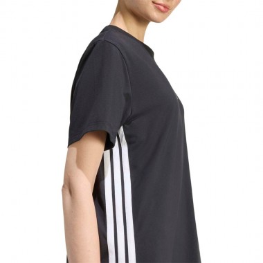 ADIDAS ESSENTIALS 3-STRIPE TEE DRESS BLACK/WHITE