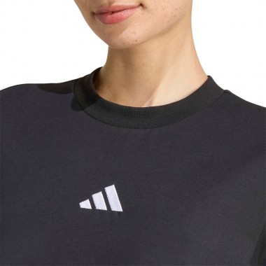 ADIDAS ESSENTIALS 3-STRIPE TEE DRESS BLACK/WHITE