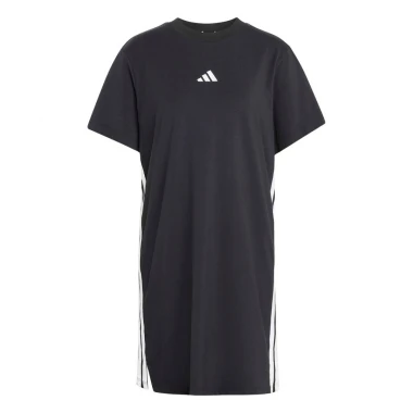 ADIDAS ESSENTIALS 3-STRIPE TEE DRESS BLACK/WHITE