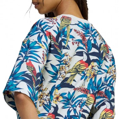 ADIDAS X FARM RIO DRESS TALC/STFAGO/SUPGRN