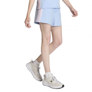 ADIDAS ESSENTIALS 3-STRIPE W COTTON SHORTS GLOBLU/CLPINK