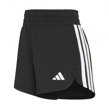 ADIDAS PACER WORKOUT WOVEN HIGH RISE W SHORTS BLACK/WHITE