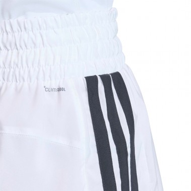 ADIDAS PACER WORKOUT WOVEN HIGH RISE W SHORTS WHITE/BLACK
