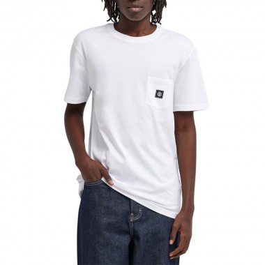 ELEMENT ICON LABEL POCKET T-SHIRT OPTIC WHITE
