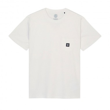 ELEMENT ICON LABEL POCKET T-SHIRT OPTIC WHITE