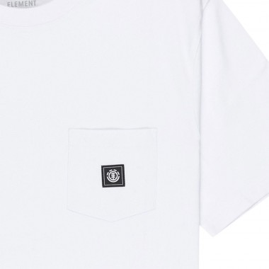 ELEMENT ICON LABEL POCKET T-SHIRT OPTIC WHITE