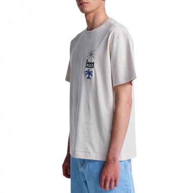 RVCA MIRAGE T-SHIRT MOONBEAM