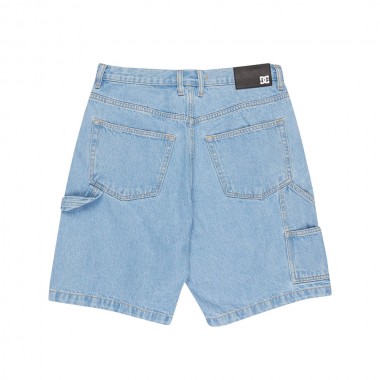 DC BAGGY DENIM CARPENTER SHORTS INDIGO LIGHT