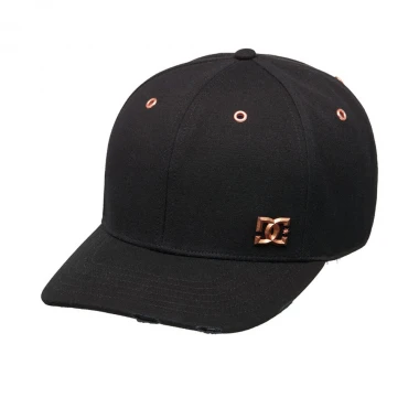 DC OXIDIZED STRAPBACK CAP BLACK