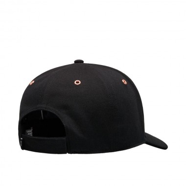 DC OXIDIZED STRAPBACK CAP BLACK