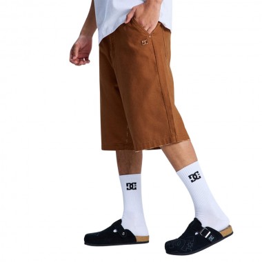 DC STRESSED 5 POCKET SHORTS TOFFEE