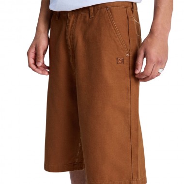 DC STRESSED 5 POCKET SHORTS TOFFEE