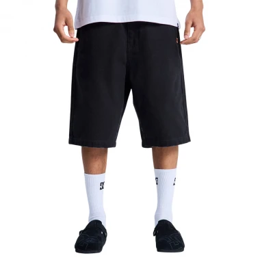 DC STRESSED 5 POCKET SHORTS BLACK