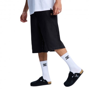 DC STRESSED 5 POCKET SHORTS BLACK