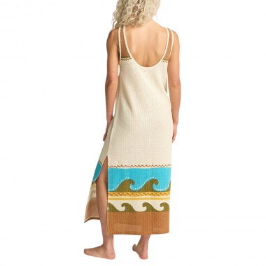 BILLABONG SOLAR BABE MIDI DRESS CARAMEL CAFE