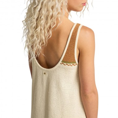 BILLABONG SOLAR BABE MIDI DRESS CARAMEL CAFE