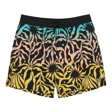 BILLABONG RADIANT LAYBACK K BOARDSHORTS BLACK PRINT