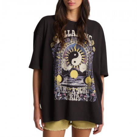 BILLABONG SURF TRIP W T-SHIRT OFF BLACK