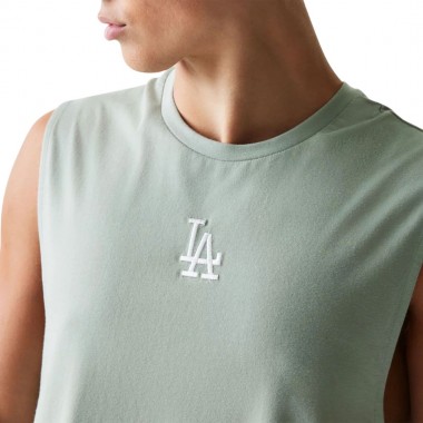 NEW ERA MLB LE LA DODGERS SLEEVELESS TANK GREEN PASTEL