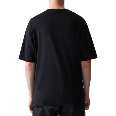 NEW ERA HOTDOG FOOD GRAPHIC OVERSIZED T-SHIRT BLACK