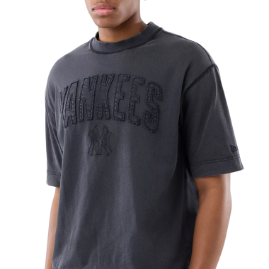 NEW ERA MLB NEW YORK YANKEES T-SHIRT WASHED BLACK