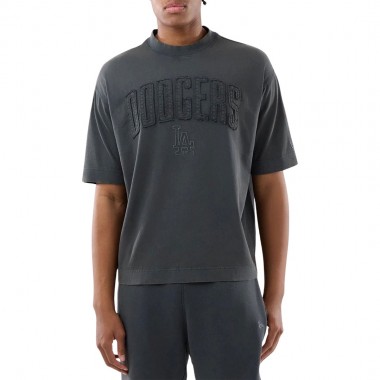 NEW ERA MLB LA DODGERS T-SHIRT WASHED DARK GREY